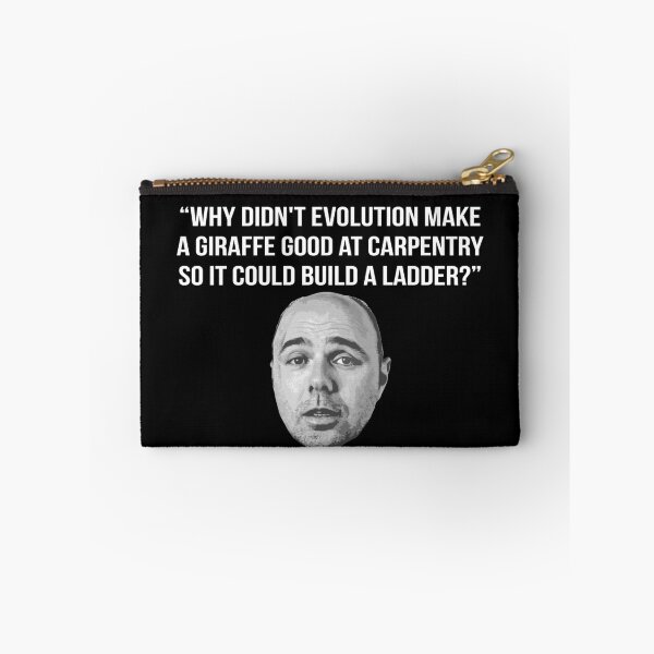 Item preview, Karl Pilkington Quote: "Why didn't evolution make a giraffe good at carpentry..." [White text] designed and sold by AshGrove.