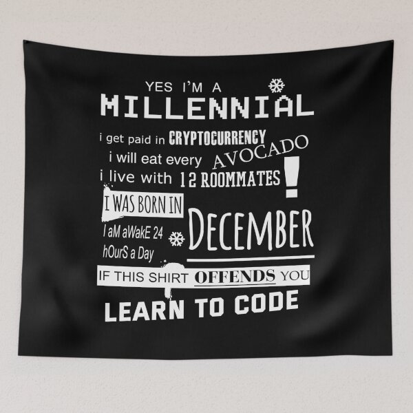 Item preview, Yes i am a Millennial - I was born in December designed and sold by T UNIQUE.