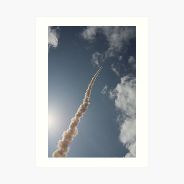 Rocket Launch 2 - skywards Art Print