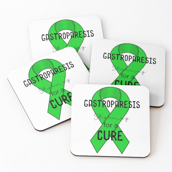Item preview, Gastroparesis Starving For A Cure- Awareness Ribbon Green designed and sold by LordGraceArt.