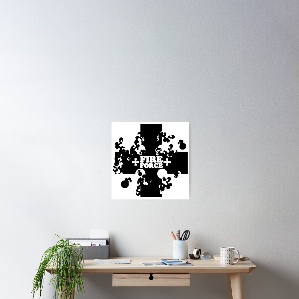 "FIRE FORCE" Poster by Tulip-Creativ | Redbubble