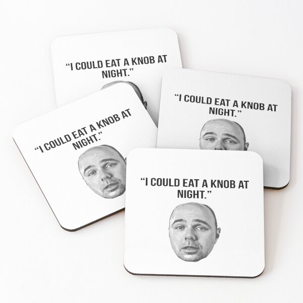 Item preview, Karl Pilkington Quote: "I could eat a knob at night" designed and sold by AshGrove.