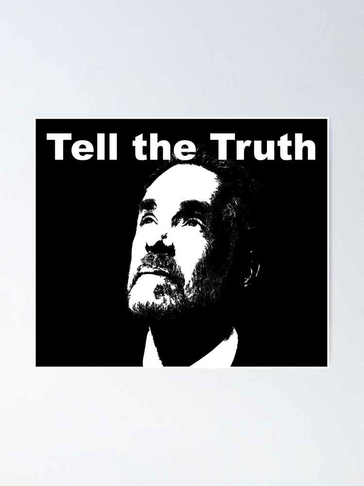 tiger Remission Masaccio Tell the Truth, Jordan Peterson" Poster by drpopikoff | Redbubble