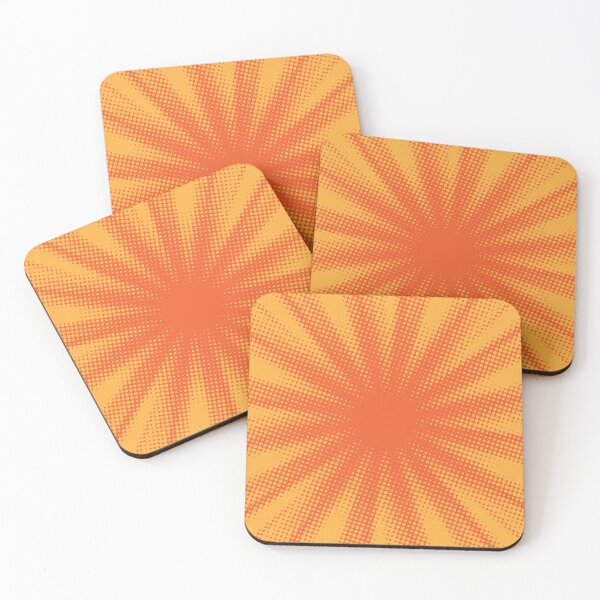 Item preview, Halftone Sunrise ORANGE designed and sold by Zethinova.
