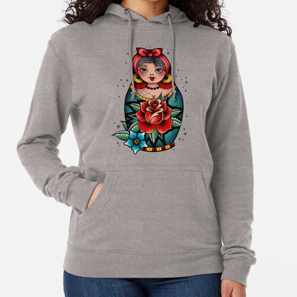 Item preview, traditional old school tattoo russian doll matryoshka designed and sold by Adamova.