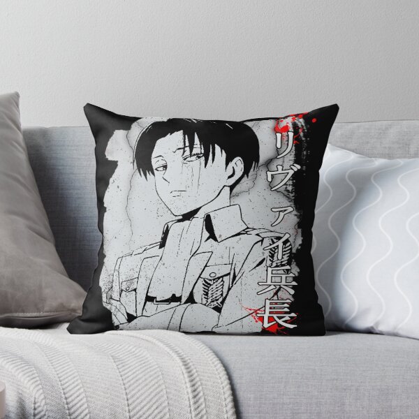 levi attack on titan pillow