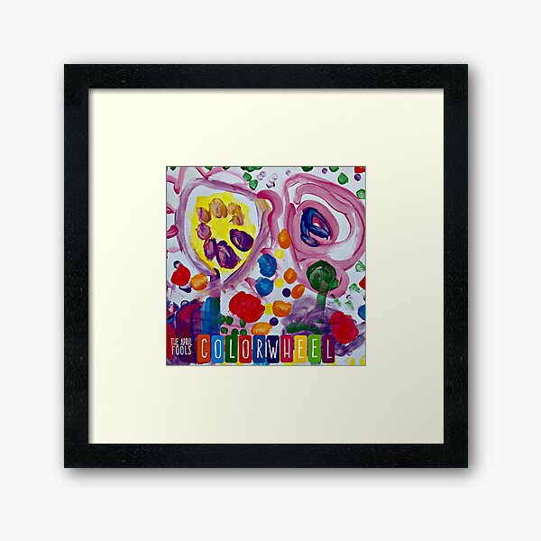 Album Art: The April Fools "Colorwheel" Ruby Drake all of five years old is the artist of this wonderful cover.  Framed Art Print