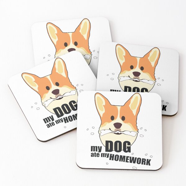 Item preview, My Dog ate my Homework  - Back to School and Pre-K Gift Ideas For Students and Teachers designed and sold by ASClothDesign.