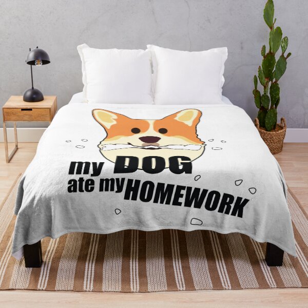 Item preview, My Dog ate my Homework - Back to School and Pre-K Gift Ideas For Students and Teachers designed and sold by ASClothDesign.