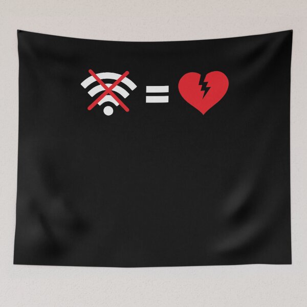 Item preview, No WIFI is like a broken heart designed and sold by Mohja-Design.