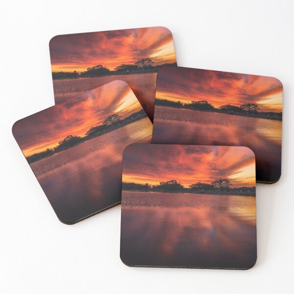 Item preview, Summer Sunset Lagoon designed and sold by Owed To Nature.