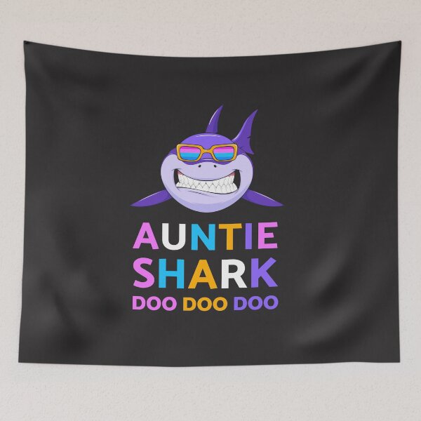 Item preview, Auntie Shark Doo Doo Doo designed and sold by Maka4.