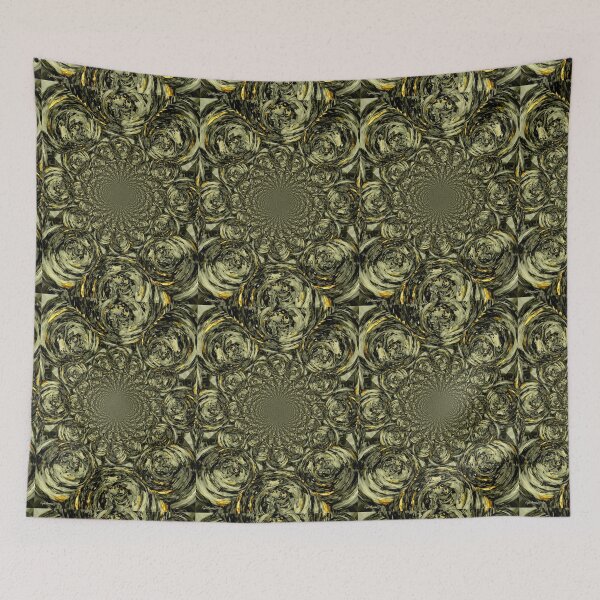 Item preview, Psychedelic Vortex Gold designed and sold by Faye Anastasopoulou.