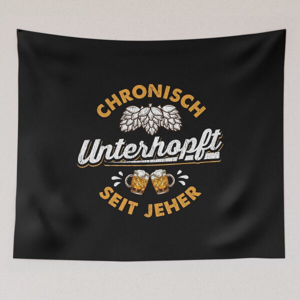 Item preview, Chronisch Unterhopft l Bierliebhaber l Craft Beer brauen design designed and sold by biNutz.