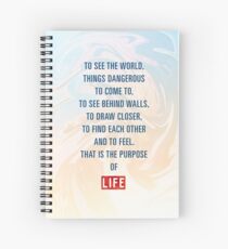 The Purpose of LIFE Spiral Notebook