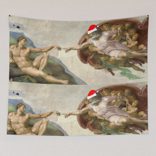 Item preview, Subtly Ruined Creation of Adam - Christmas  designed and sold by weavernap.