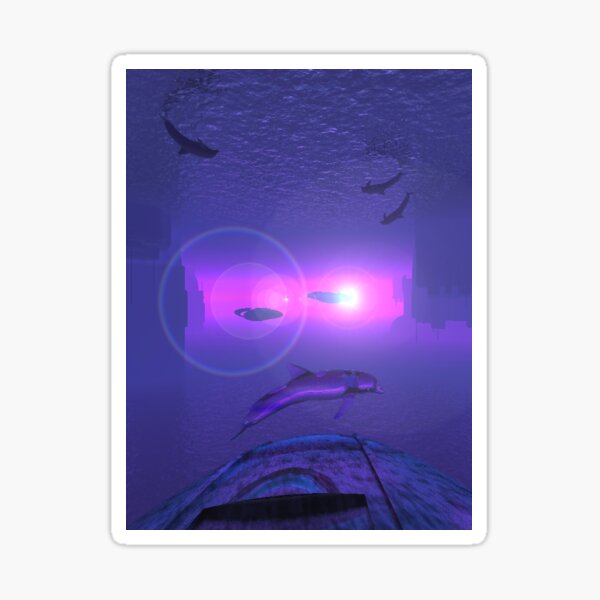 Abyslis - Through the Mystic City of the Seers by Spaced Painter Sticker