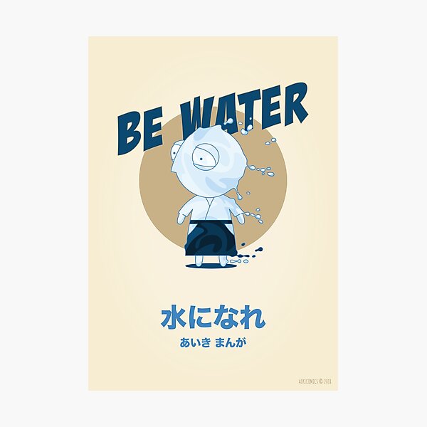 Be Water Photographic Print