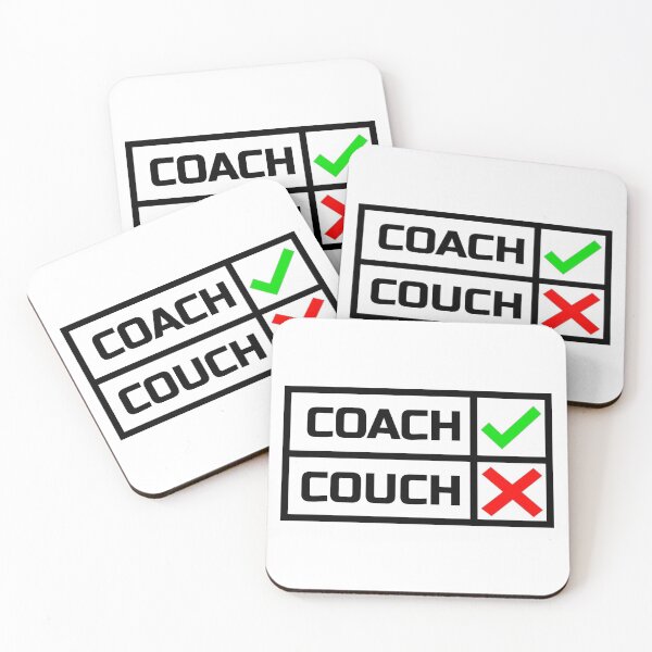 Item preview, Coach Versus Couch Funny Sports Slogan  designed and sold by plumpjose.
