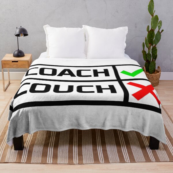 Item preview, Coach Versus Couch Funny Sports Slogan designed and sold by plumpjose.