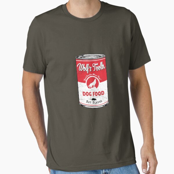 Wolfs Tooth Dog Food, Once upon a time in Hollywood, Rat Flavor, Campbells Can Warhol Essential T-Shirt