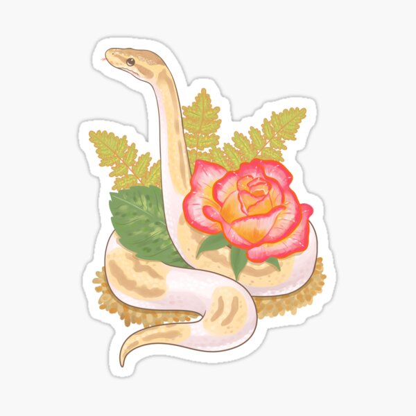 Pilot the Ball Python Sticker