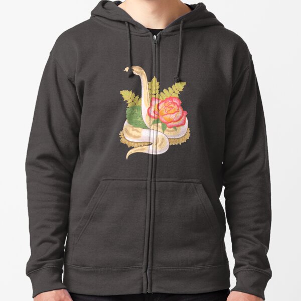 Pilot the Ball Python Zipped Hoodie