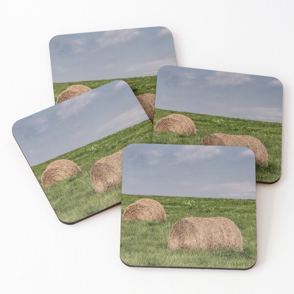 Item preview, Hay bales on a hill. Pennsylvania designed and sold by ShootFirstNYC.