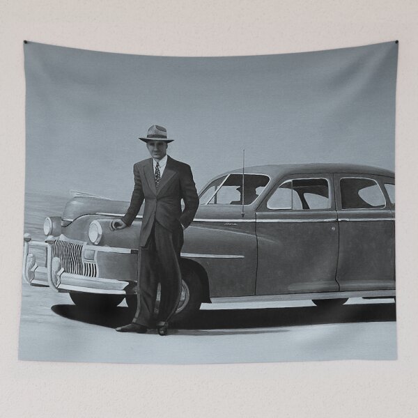 Item preview, Dad and the New DeSoto - Black and White designed and sold by twsmith.