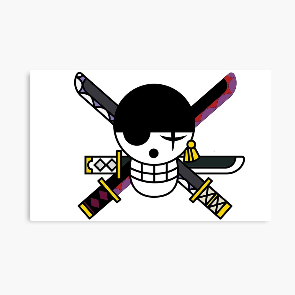 Lamina Fotografica Logotipo De One Piece Zoro De Robin Redbubble