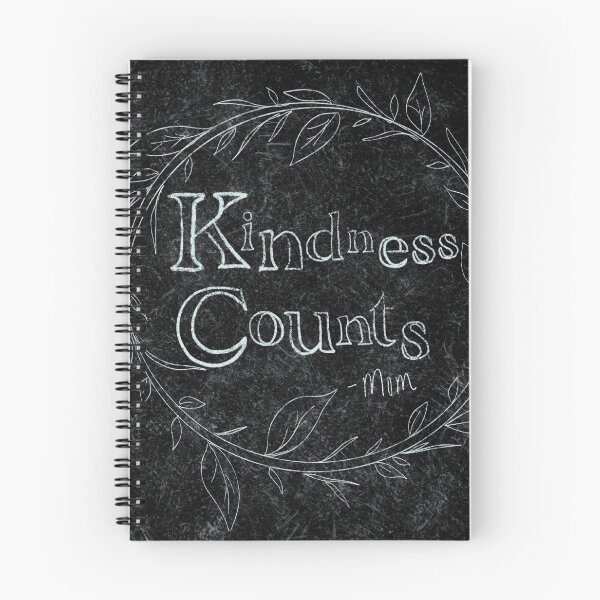 Item preview, Kindness Counts Chalk Lettering designed and sold by BoandMe.