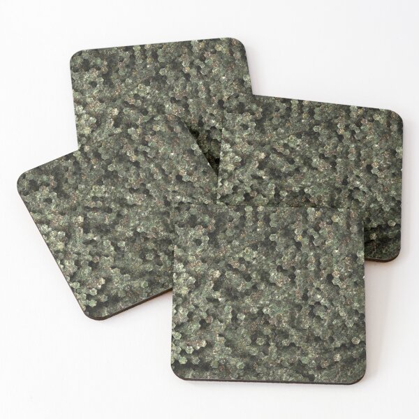 Item preview, Enchanted Hexfield - Marble Green designed and sold by CosmicView.