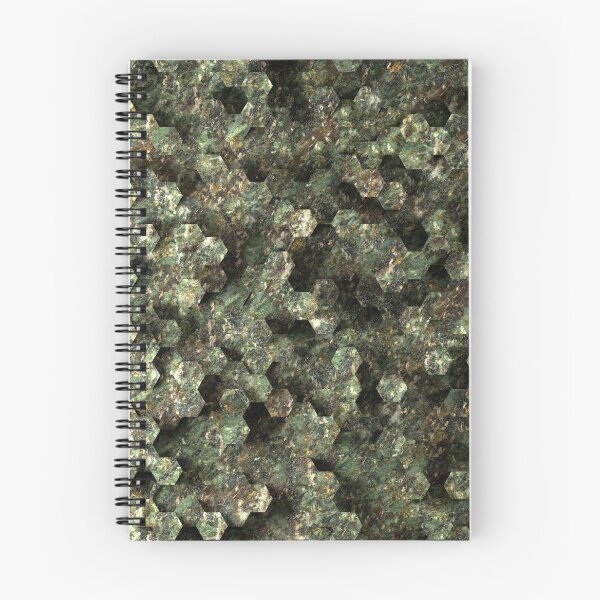 Item preview, Enchanted Hexfield - Marble Green designed and sold by CosmicView.