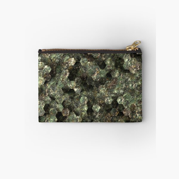 Item preview, Enchanted Hexfield - Marble Green designed and sold by CosmicView.