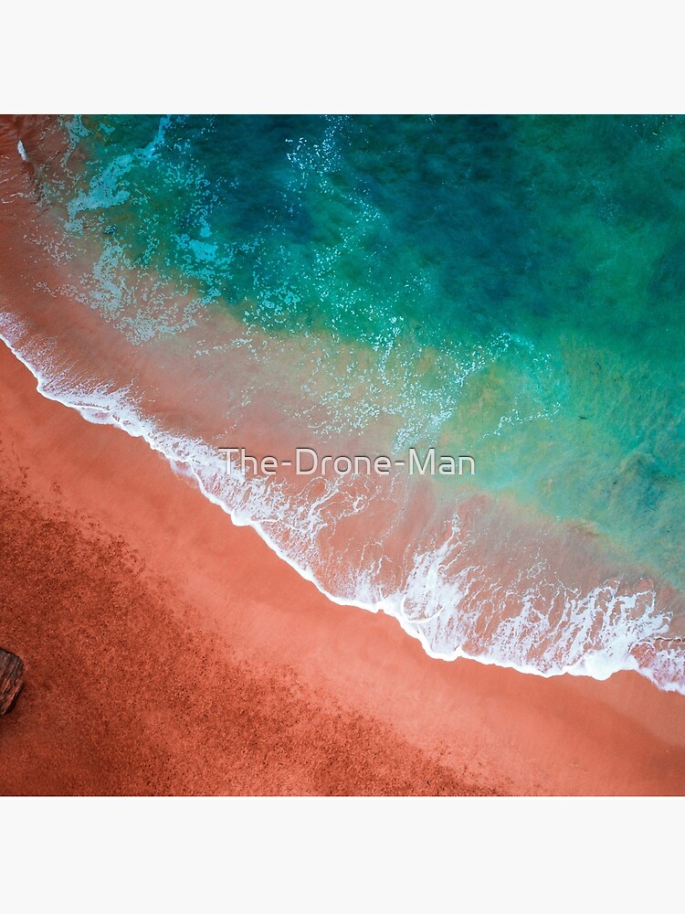 Aerial Colourful Sandy Beach by The-Drone-Man