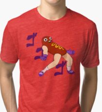hot dog man menacing Tri-blend T-Shirt