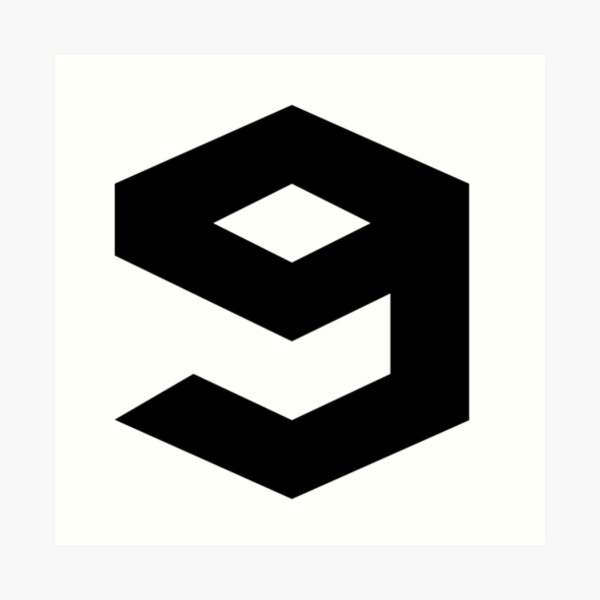 9gag Logo Art Print