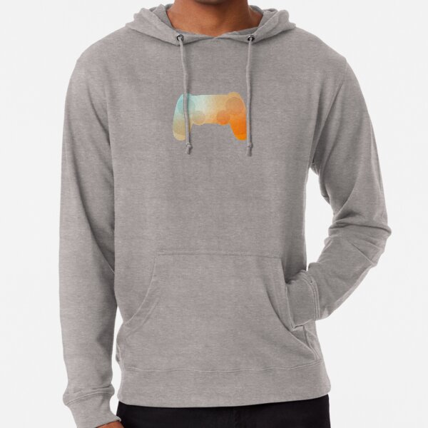 orange playstation hoodie