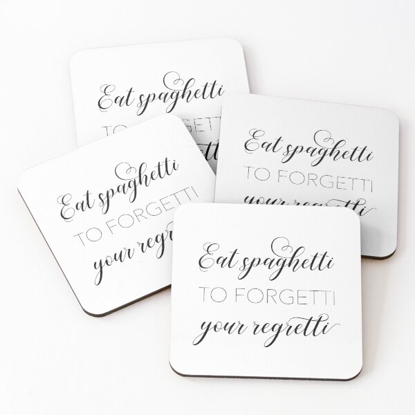 Item preview, Eat Spaghetti to forgetti your regretti designed and sold by doodle189.