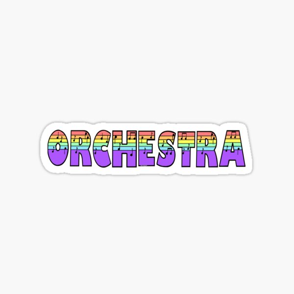 Orchestra Pastel Sticker