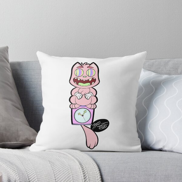 Item preview, Trippy Cat Clock - Flat Colour Variation designed and sold by mylesfontana.