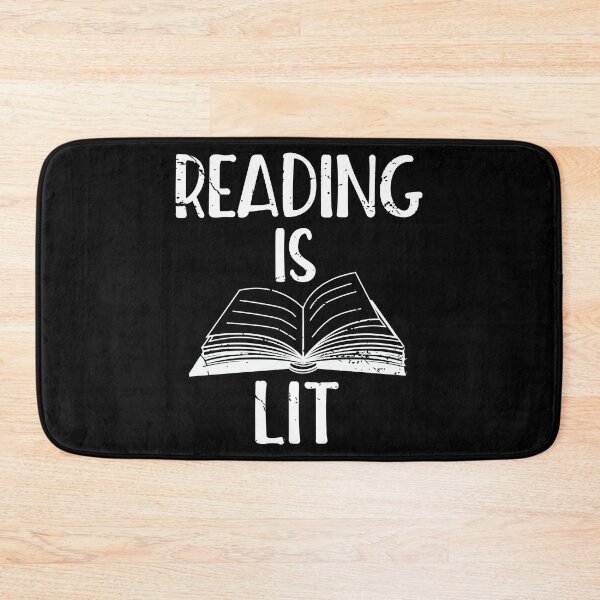 Item preview, Reading Is Lit Book Lovers Reading print designed and sold by tronictees.