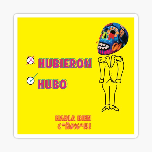 Vista previa del artículo con la obra «Habla Bien C * Ñ #% ^ !!!, Este es un PSA», diseñado y vendido por paopolli.