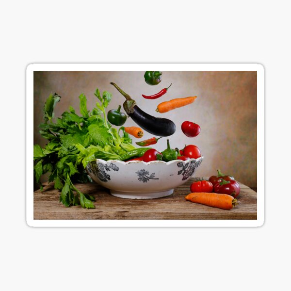 Mediterranean diet vegetable food Sticker