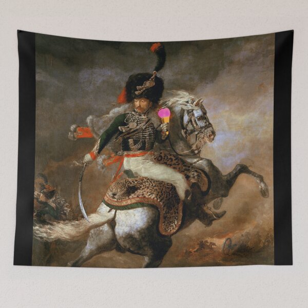 Item preview, Subtly Ruined Charging Chasseur - Strawberry Ice Cream Cone designed and sold by weavernap.