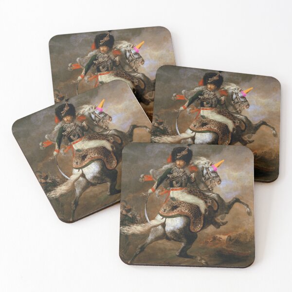 Item preview, Subtly Ruined Charging Chasseur - Fake Unicorn designed and sold by weavernap.