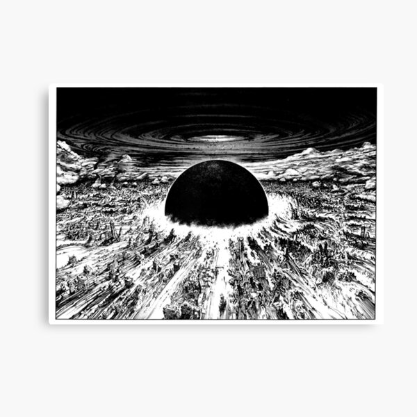 akira awakens explosion Canvas Print