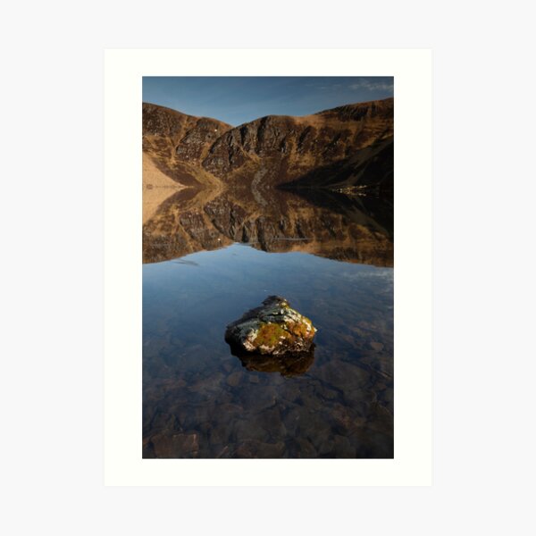 loch brandy reflections Art Print