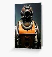 Deep sea divers helmet Greeting Card