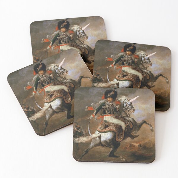 Item preview, Subtly Ruined Charging Chasseur - Unicorn designed and sold by weavernap.
